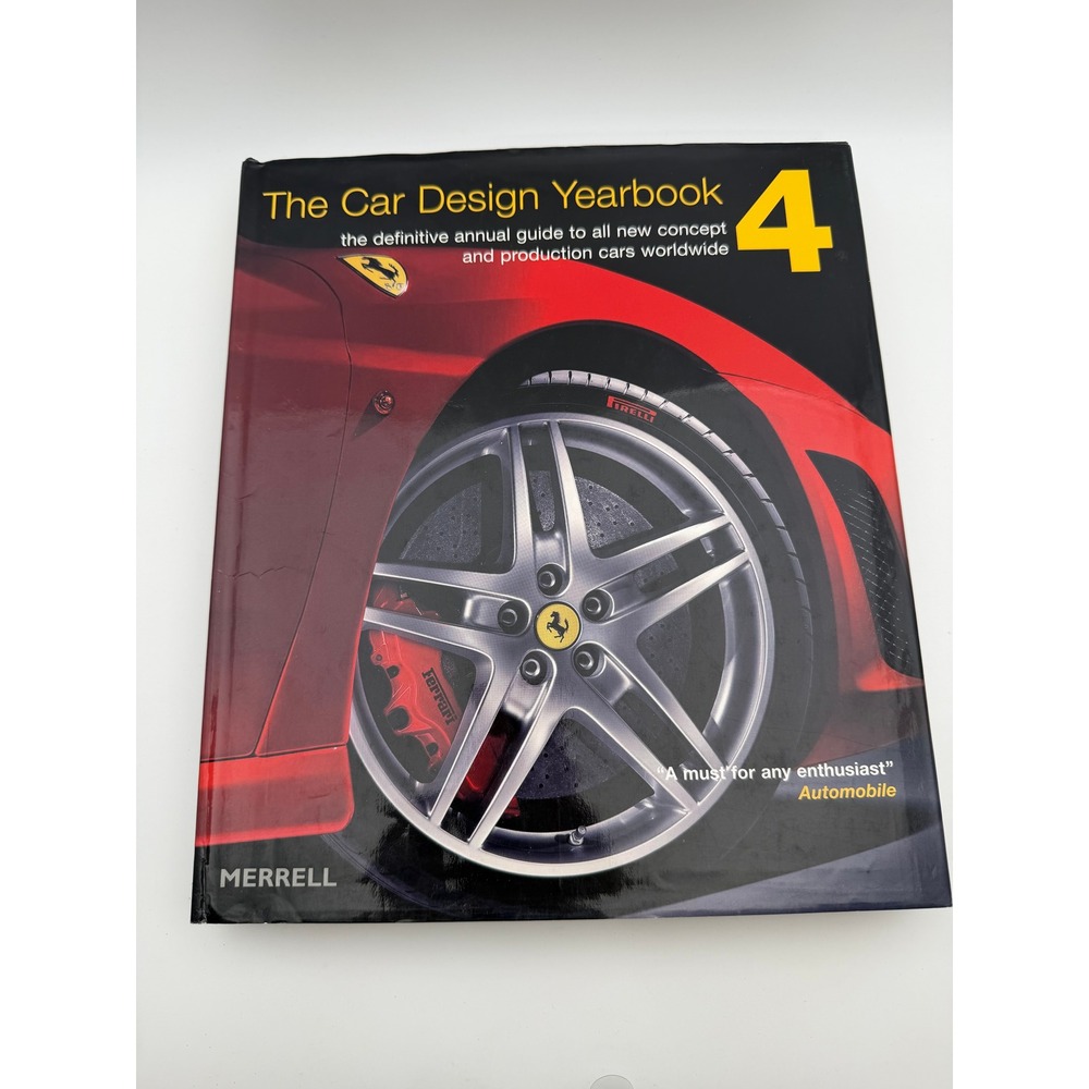 The Car Design Yearbook 4 Stephen‎ Newbury Merrell Hardcover Ferrari F430 K043